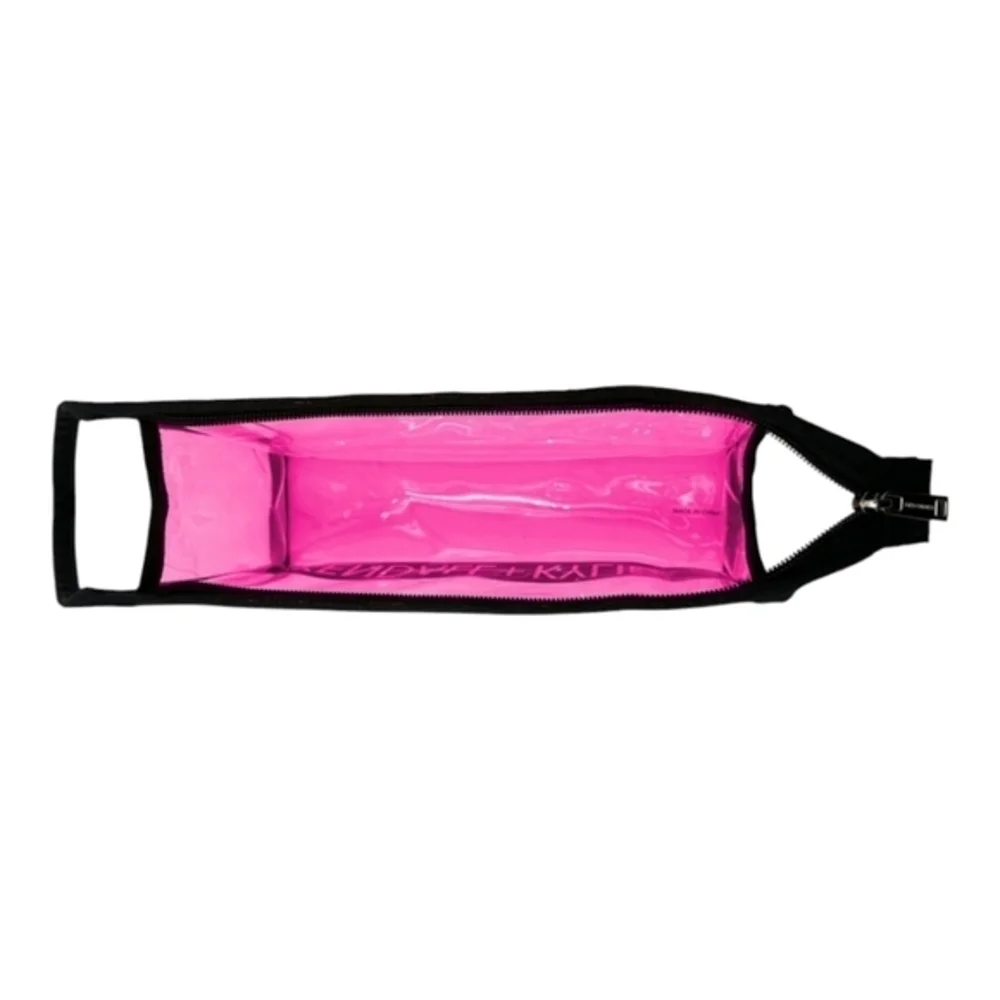 NWOT Kendall + Kylie Pink Transparent Cosmetic Makeup Bag‎